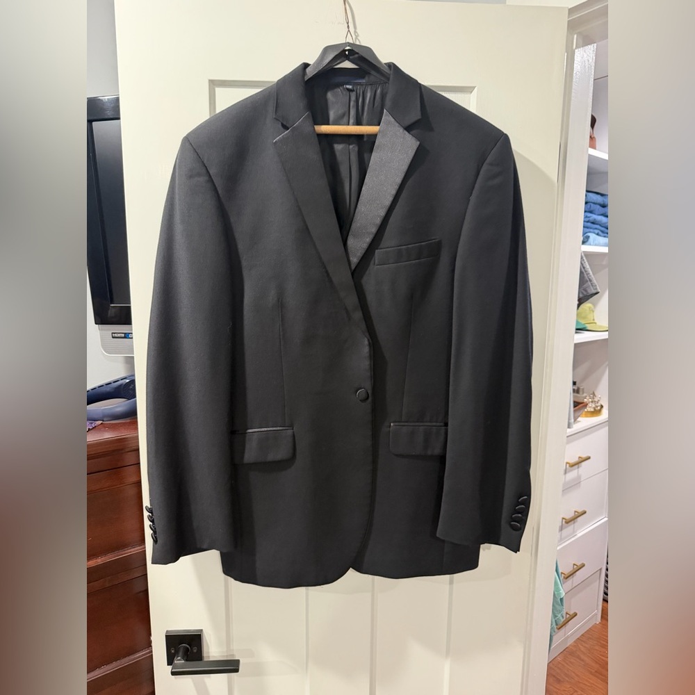 Jos. A. Bank Black Single-Button Tuxedo Jacket